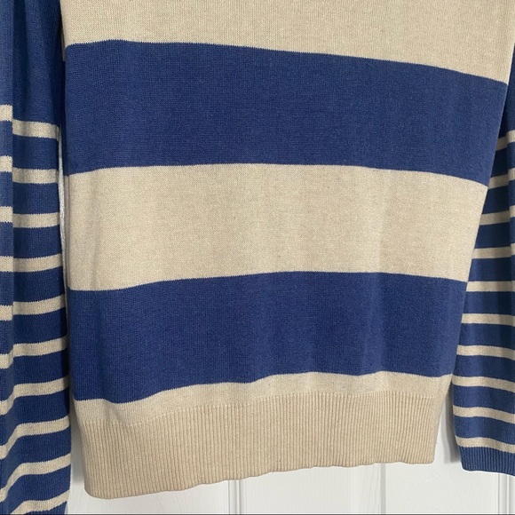 Wilfred Free | Vintage Blue and White Striped Starboard Sweater - Picture 10 of 14